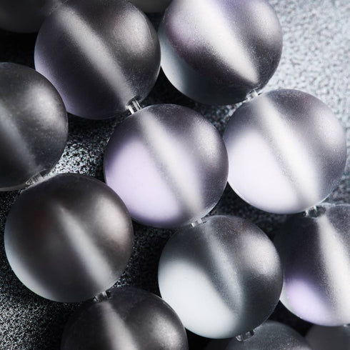 Carbonite | Argent | Bracelet de déclaration en verre sirène